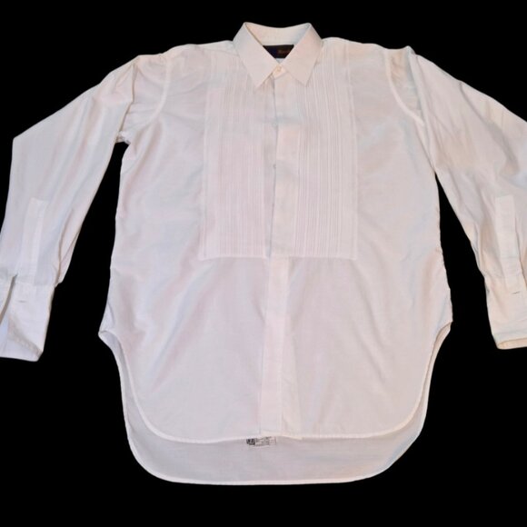 Vintage ROCOLA Savile Row Tuxedo Shirt  Made in England, Size 16 - Picture 1 of 16